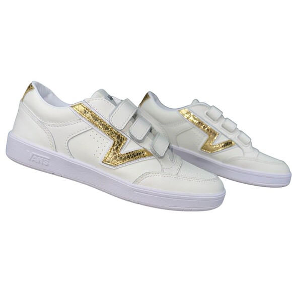 Vans Lowland Comfycush V White Gold Womens 8.5 Mens 7 New - Picture 3 of 8